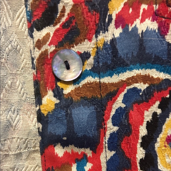 Ruby Rd. Multicolor Paisley Jean Jacket - Picture 4 of 7